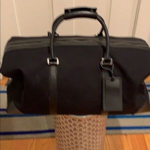 Coach-canvas/leather trim Weekender duffle/carryon